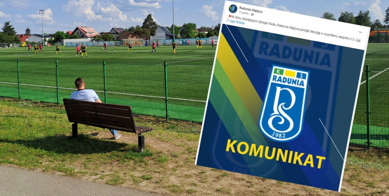 Radunia Stężyca wycofuje się z II ligi. Nie znaleziono sponsora