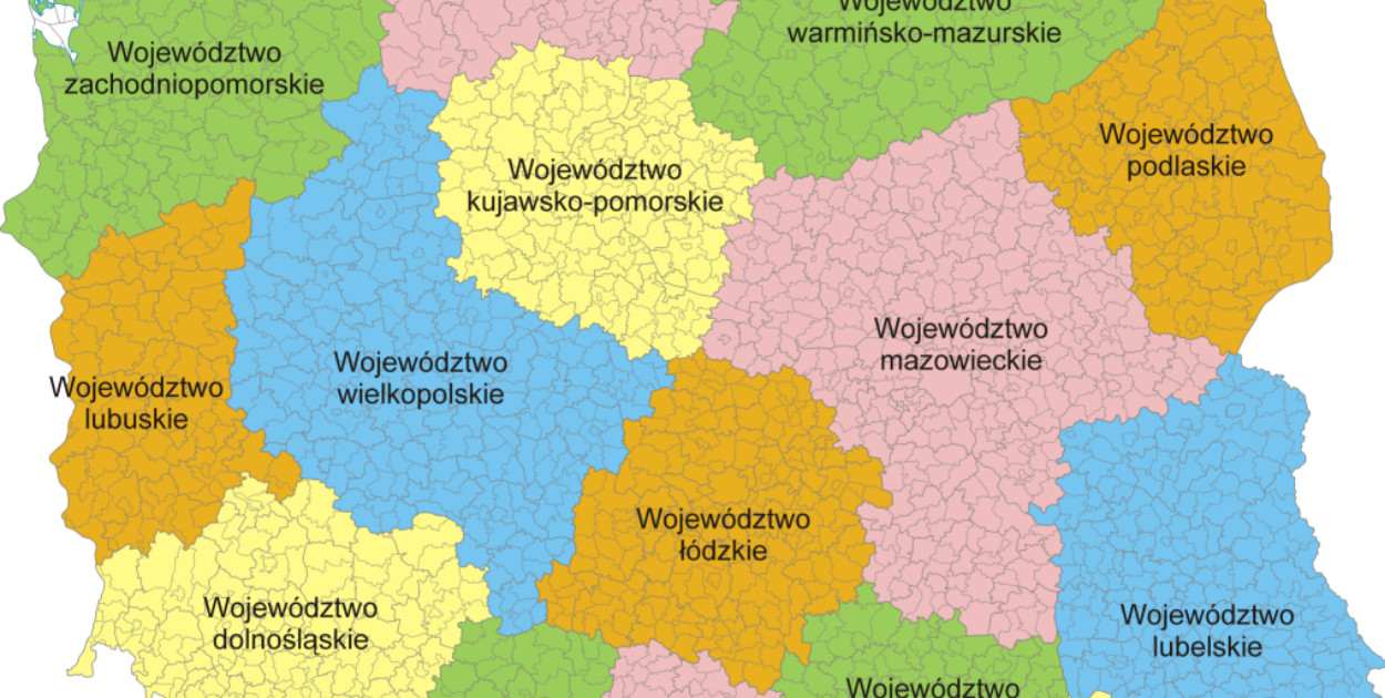 Nowy podział administracyjny Polski? Z 16 do 22 województw