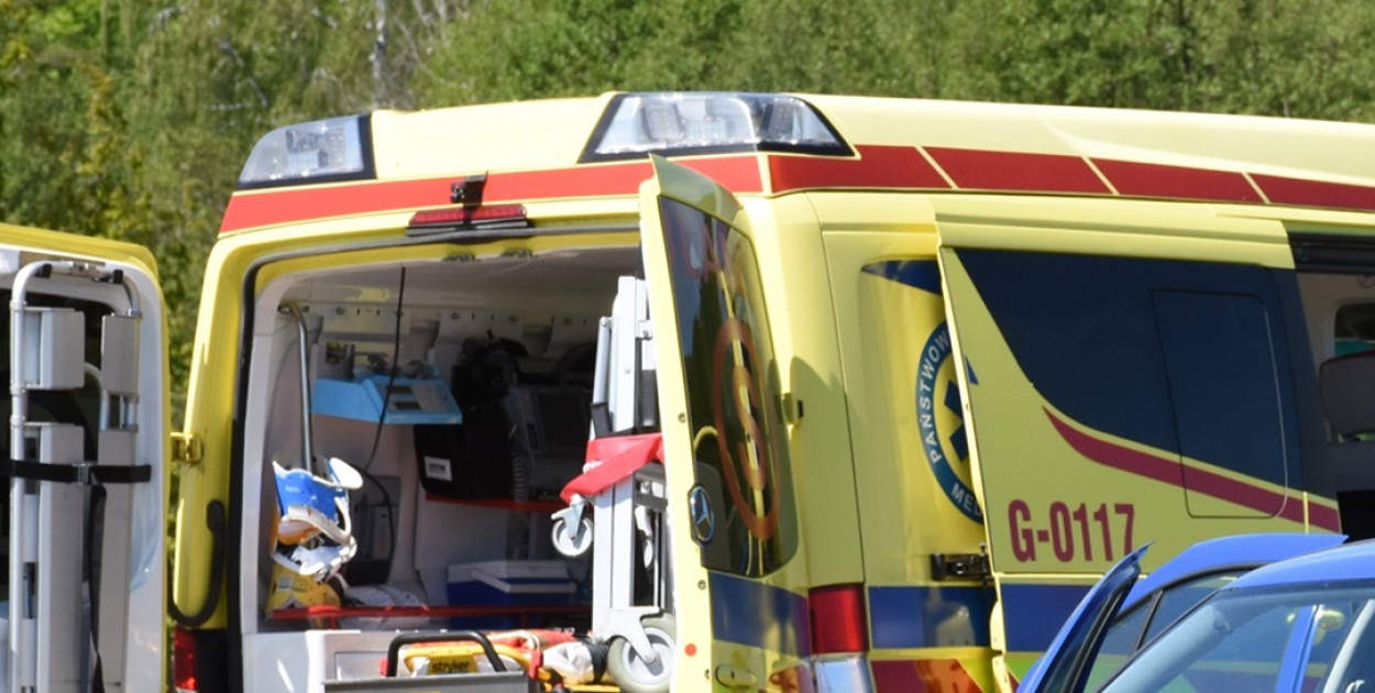 Lniska. Poważny wypadek z udziałem motocyklisty