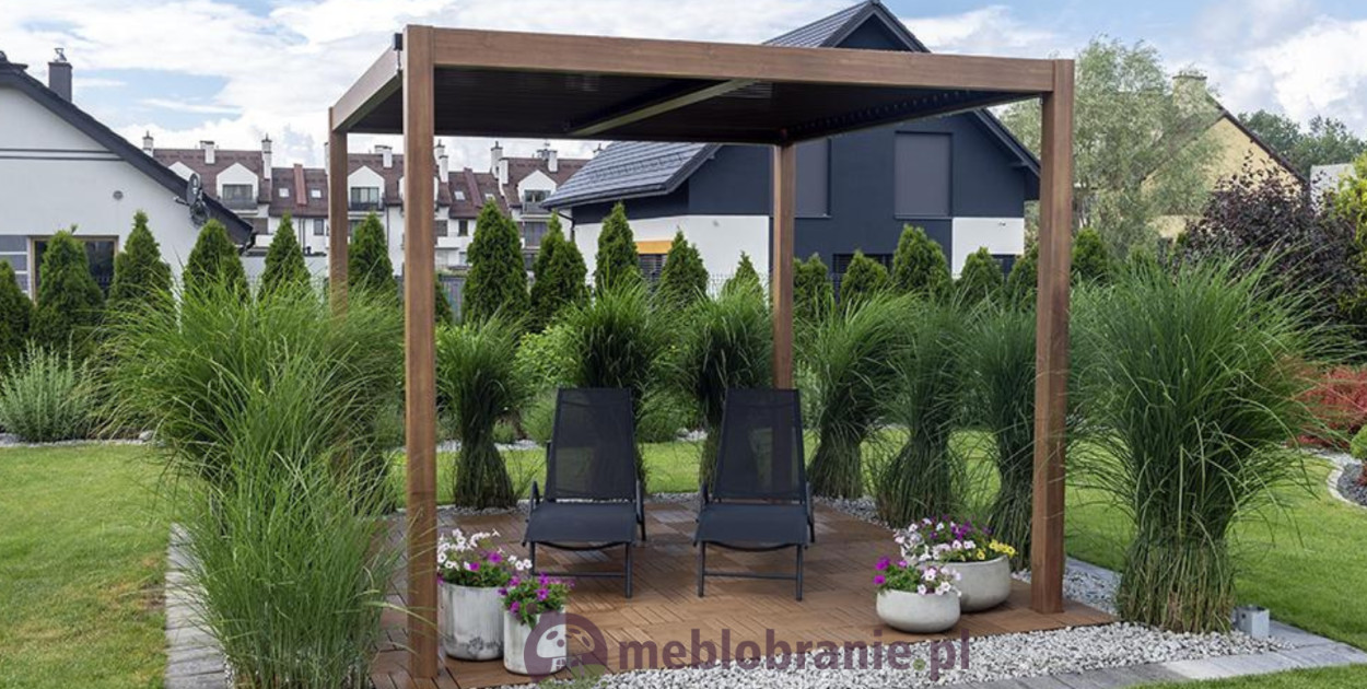  Pergola wolnostojąca Lufel 3x3 woodlook 