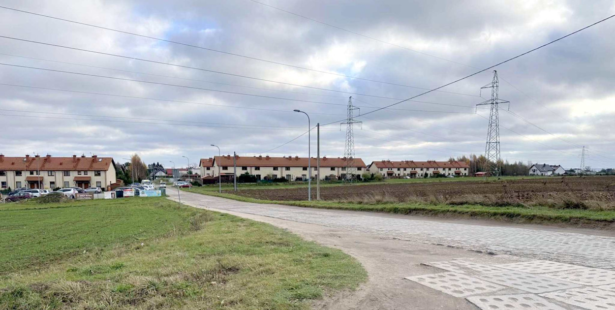 Banino. Remont ul. Pszennej. Część odcinka wyłączona z ruchu