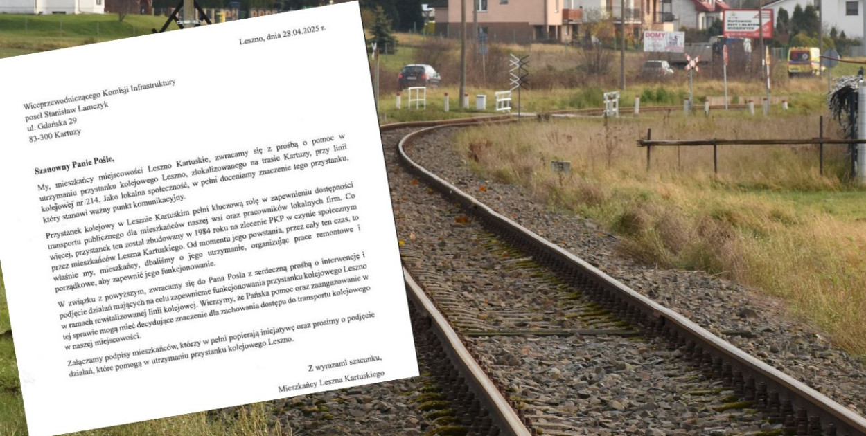 Mieszkańcy apelują o utrzymanie przystanku w Lesznie Kartuskim