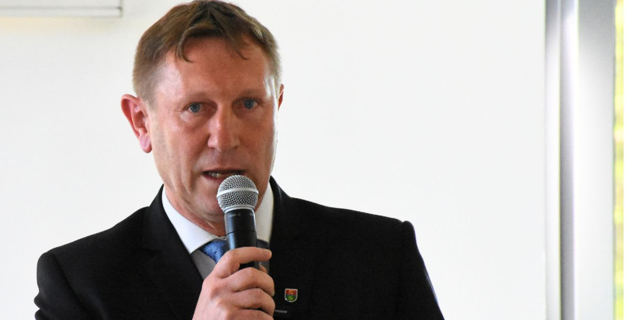 Wójt gminy Stężyca Ireneusz Stencel. fot.W.D.