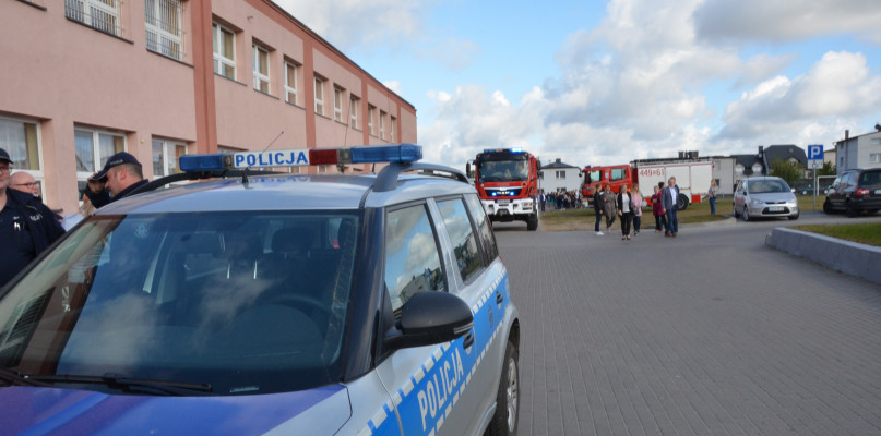 Ewakuacja ZSP w Sierakowicach. fot.W.Drewka