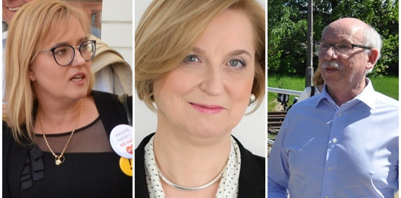 Magdalena Adamowicz, Anna Fotyga i Janusz Lewandowski. fot.W.D./facebook:Anna Fotyga/UM Kartuzy
