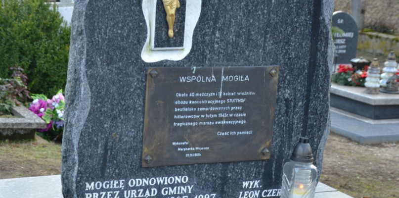 Mogiła zamordowanych na cmentarzu w Pomieczynie. fot. archiwum/M.Dz.