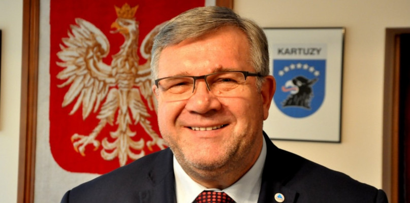 Burmistrz Kartuz Mieczysław Gołuński. fot.UM Kartuzy