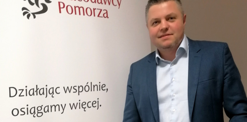 Marcin Bartkowski, przewodniczący kartuskiego oddziału Pracodawców Pomorza. fot.nadesłane