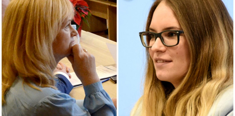 Radna Aleksandra Pruszak i radna Klaudia Kałużna. fot.W.D.