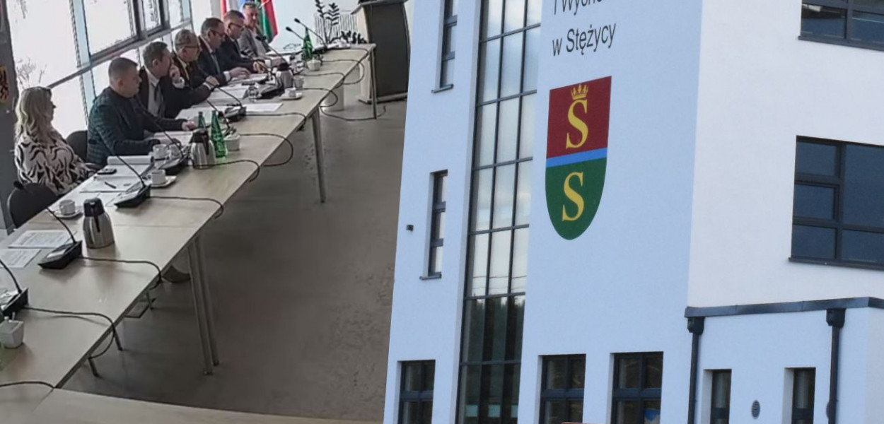fot.kolaż.oprac.W.D./screen/sesja Rady Gminy