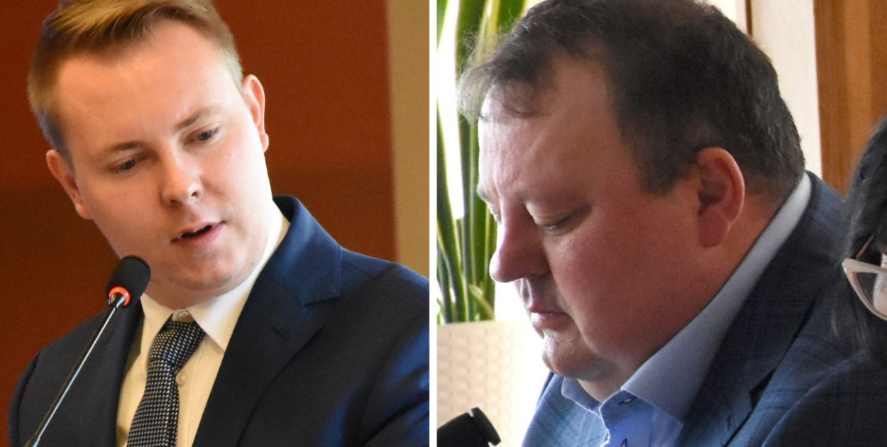 Radni Tyberiusz Kriger i Jacek Richert. fot.W.D.