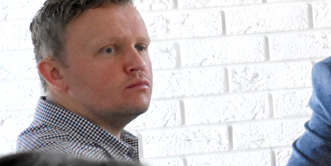Łukasz Wysocki, kandydat na wójta gm. Stężyca. fot.W.D.