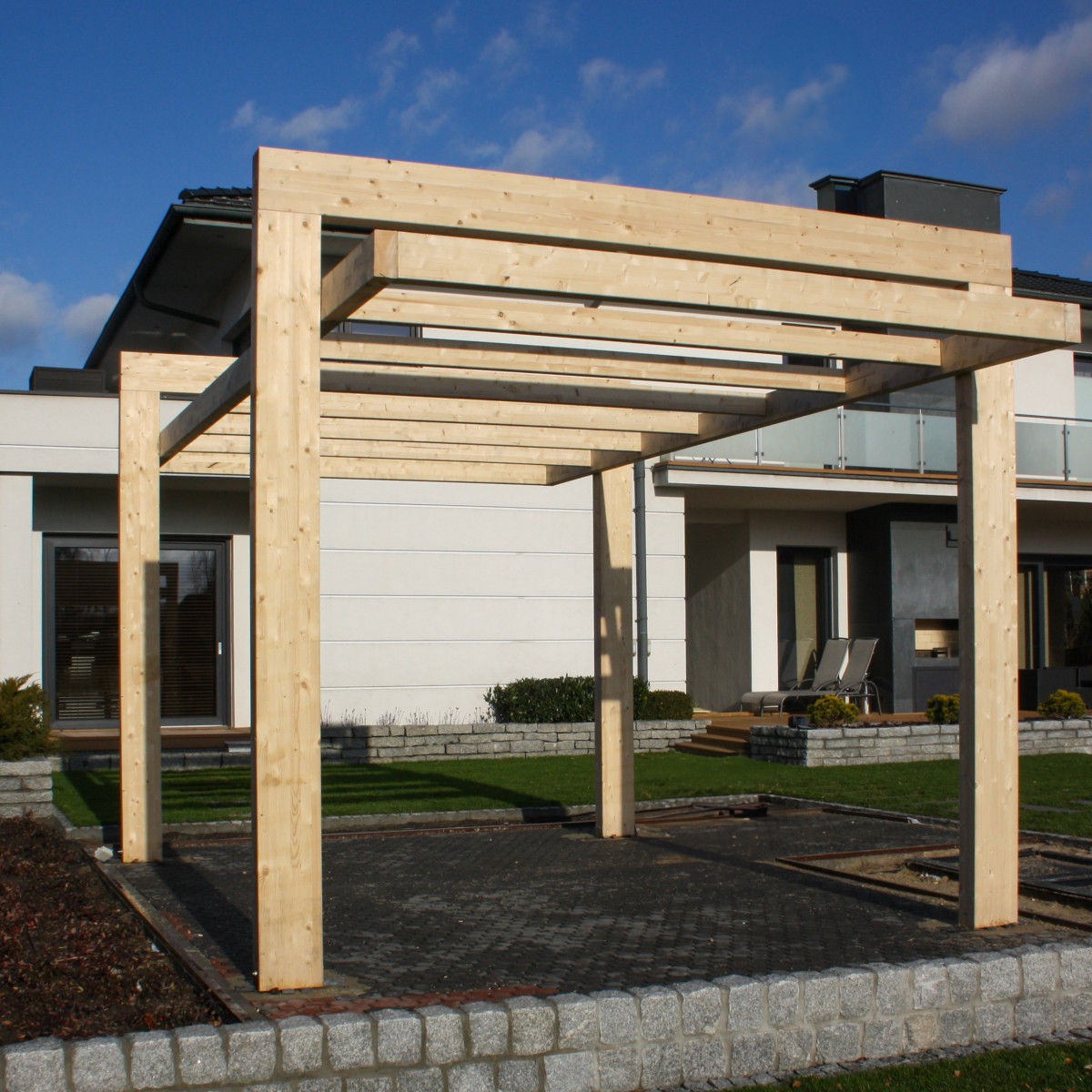 	pergola z drewna bsh
