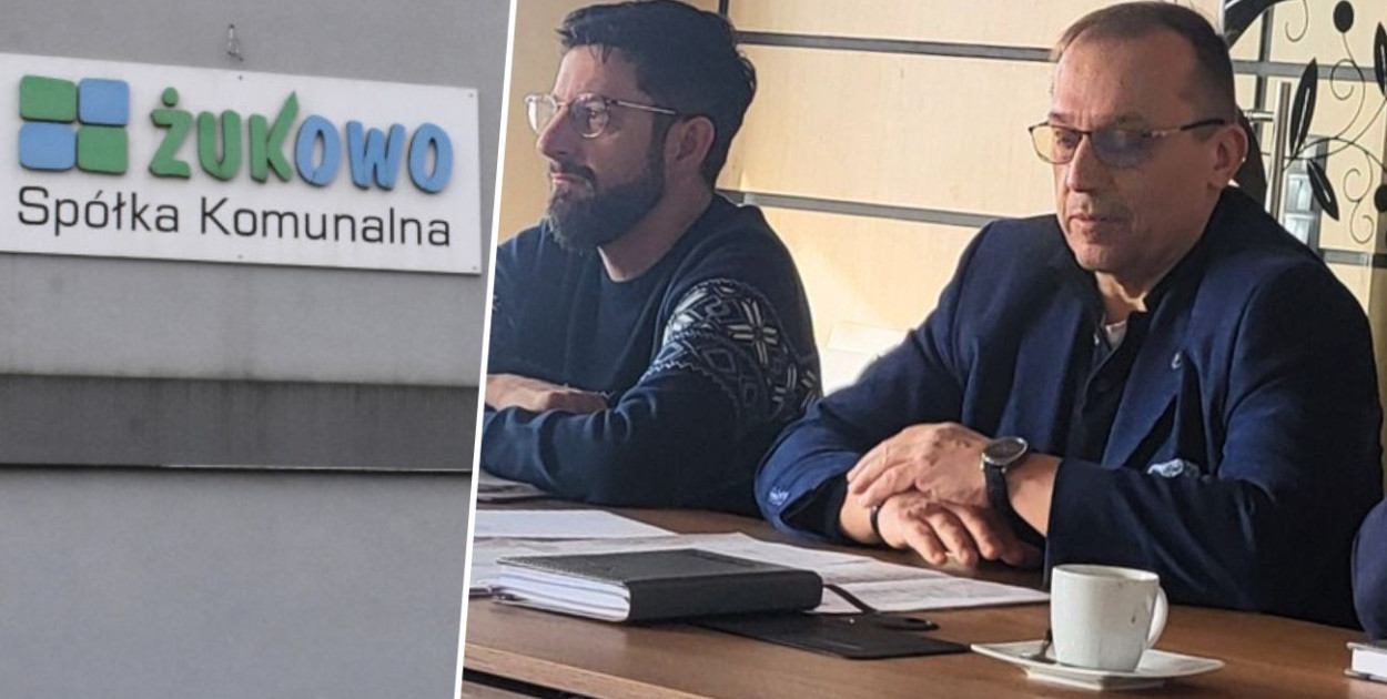 fot.kolaż.oprac.W.D./Paweł Dołkowski, p.o. prezesa SKŻ (z prawej)-fot.FB/Witold Szmidtke