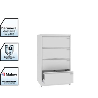 pozmebel.pl popielata pojemna szafa kartotekowa