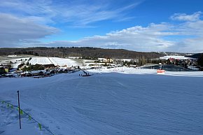 Śnieżny początek ferii na Kaszubach-29525