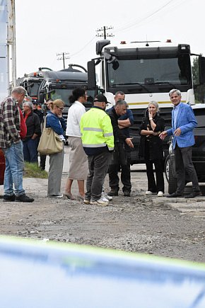 Protest na ul. Polnej w Żukowie-29858