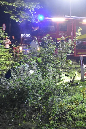 Wypadek na drodze Kartuzy - Leszno-30065