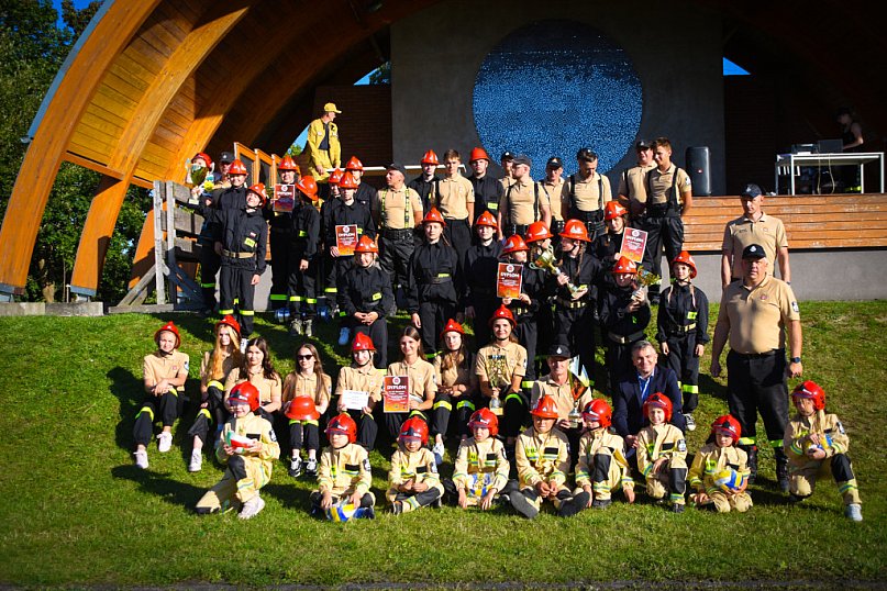 Zawody sportowo-pożarnicze w Chmielnie