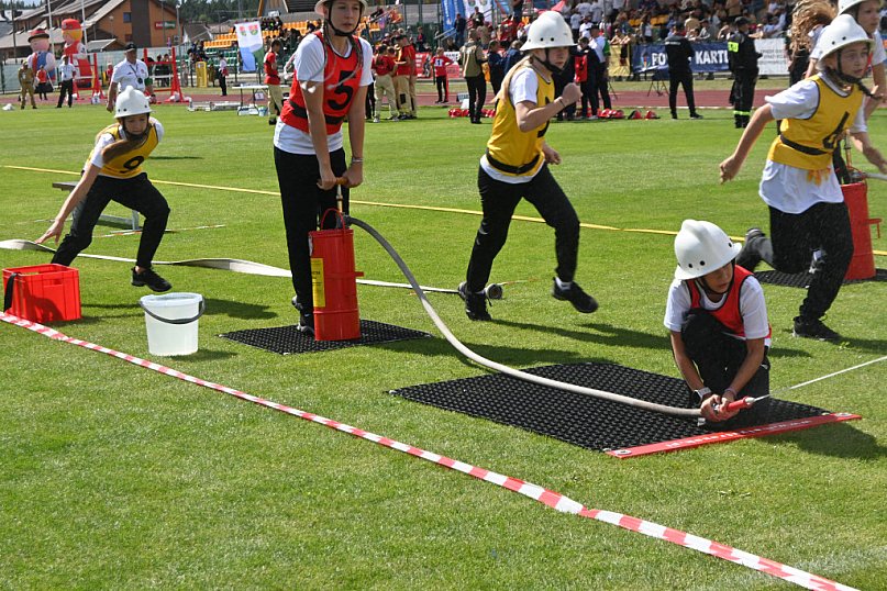 Krajowe Młodzieżowe Zawody Sportowo-Pożarnicze w Stężycy