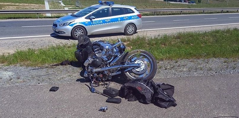 Chwaszczyno. Wypadek z udziałem motocyklisty - 54989