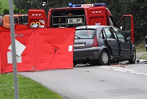 Śmiertelny wypadek na odcinku Sierakowice - Puzdrowo-59287