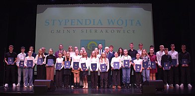 Stypendyści gminy Sierakowice otrzymali wyróżnienia-61266