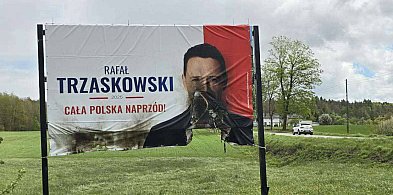 Oświadczenie burmistrza Kartuz ws. niszczenia banerów R. Trzaskowskiego-66826
