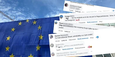 Agresywne wpisy internautów na temat wywieszenia flagi UE. Reagujemy!-66962