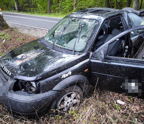 Egiertowo. Rozbity samochód i boleśnie wysoki mandat-67043