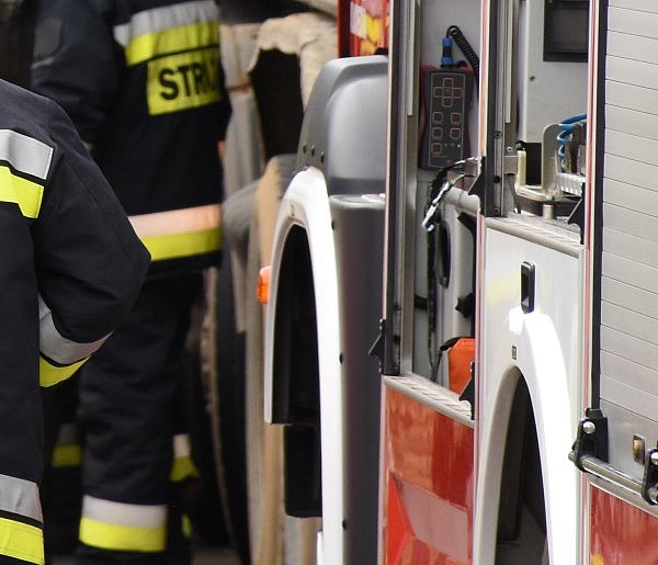 Goręczyno. Pożar piwnicy. Jedna osoba trafiła do szpitala-67046