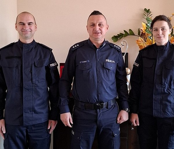 Monika i Paweł wstąpili w szeregi kartuskiej policji-67148