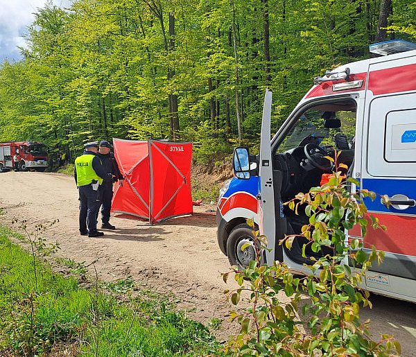 Borowy Las. Śmiertelny wypadek z udziałem motocyklisty-67292