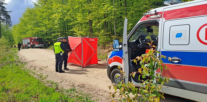 Borowy Las. Śmiertelny wypadek z udziałem motocyklisty - 67292