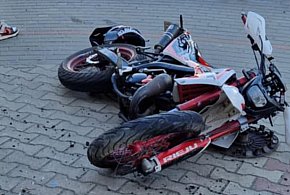 Stężyca. Młody motocyklista ranny w wypadku-67623