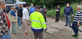 Żukowo. Mieszkańcy ul. Polnej protestują. Chcą naprawy 