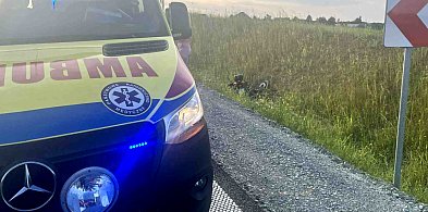 Glincz. Wypadek motocyklisty na zjeździe z OMT-68625