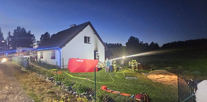 Tragiczne skutki nocnego pożaru w Zaworach - 68928