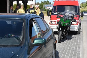 Puzdrowo. Zderzenie motocykla z osobówką-69103