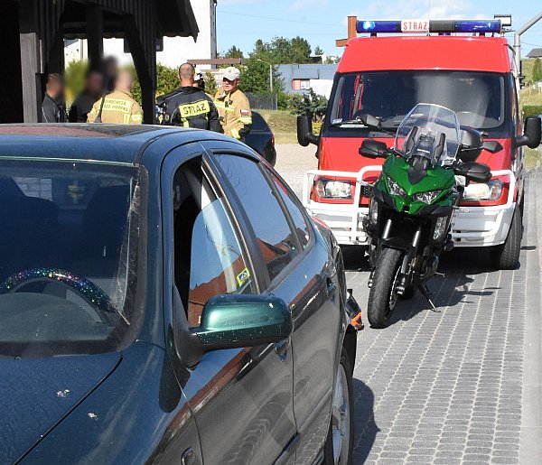 Puzdrowo. Zderzenie motocykla z osobówką-69103