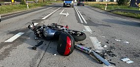 Miszewo. Motocyklista ranny w wypadku