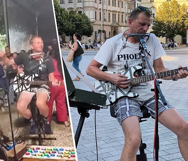 Mieszkaniec Sitna z muzycznym wynalazkiem podbija Europę -70436