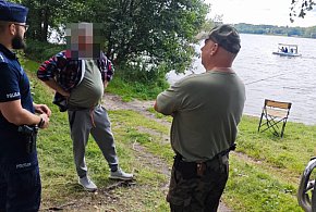 Sierakowice. Mandat i pouczenia dla wędkarzy: akcja policji i Straży Rybackiej-70782