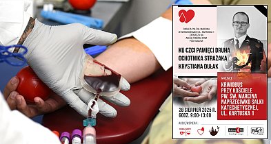 Sierakowice. Oddadzą krew i uczczą pamięć druha Krystiana Dułaka-70832
