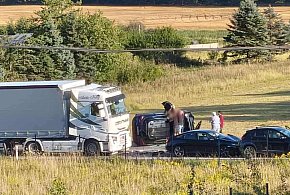 Lniska. Zderzenie pięciu aut. Wysoki mandat dla sprawcy-70881