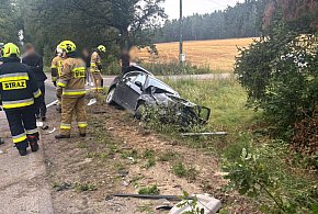 Mściszewice - Klukowa Huta. Zderzenie dwóch aut. Obaj kierowcy ukarani-70925