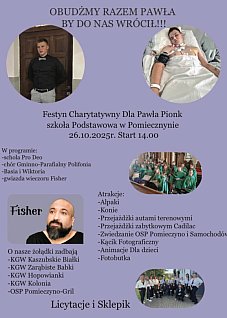 Festyn charytatywny dla Pawła Pionka