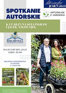 Literacka Jesień - spotkanie z Katarzyną Bellingham i Jackiem Naliwajkiem