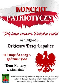 Koncert patriotyczny Orkiestry Dętej z Łapalic