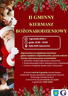Gminny Kiermasz Bożonarodzeniowy w Somoninie
